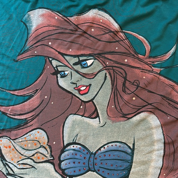 Ariel flowy shirt, official Disney Parks merch - Picture 3 of 4